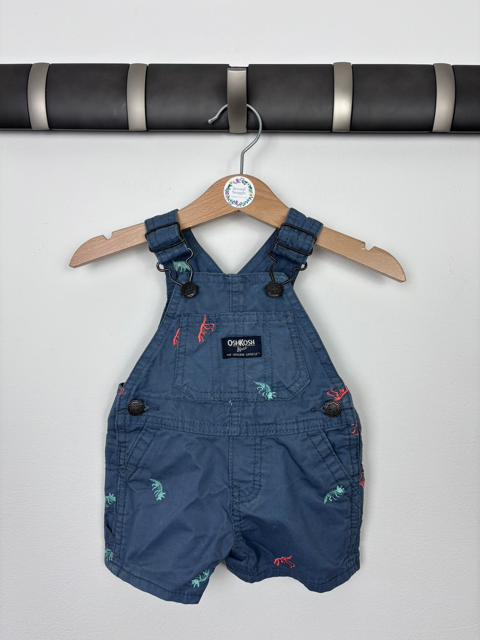 OshKosh 3 Months-Dungarees-Second Snuggle Preloved