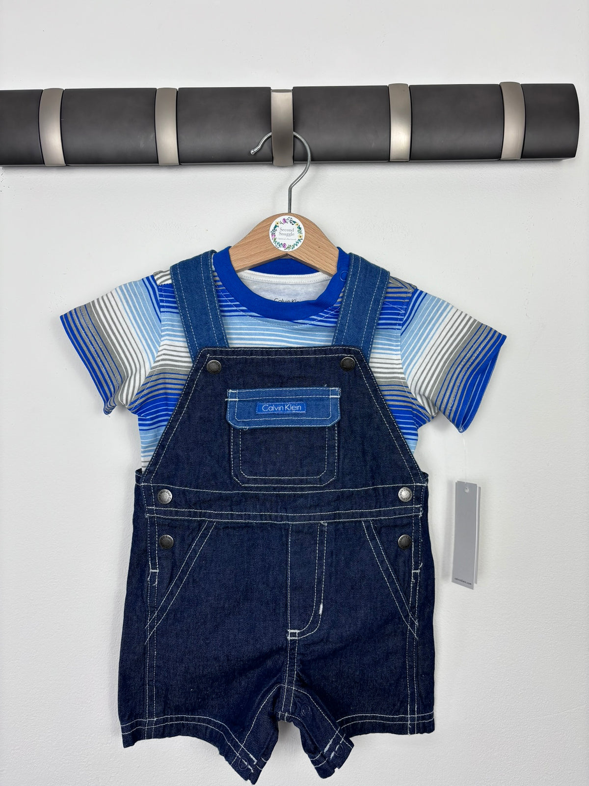 Calvin Klein 3-6 Months-Dungarees-Second Snuggle Preloved