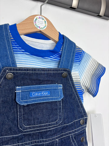 Calvin Klein 3-6 Months-Dungarees-Second Snuggle Preloved