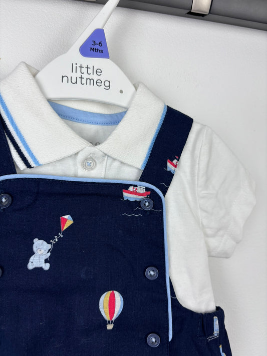 Nutmeg 3-6 Months-Dungarees-Second Snuggle Preloved