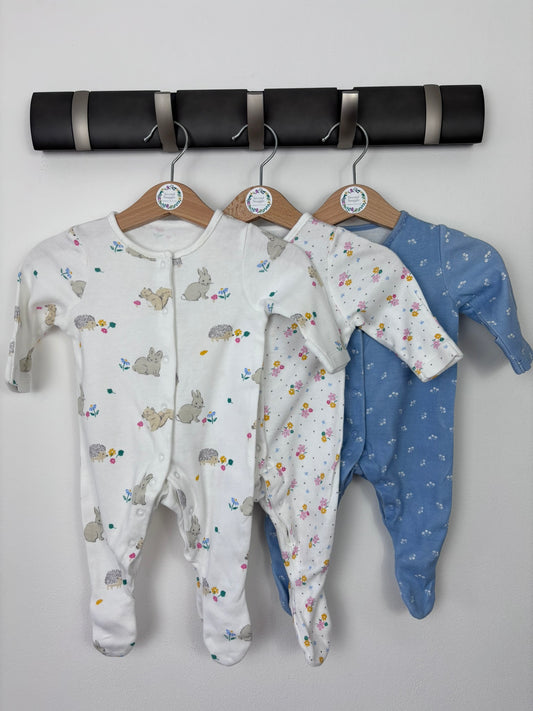 John Lewis Newborn-Sleepsuits-Second Snuggle Preloved