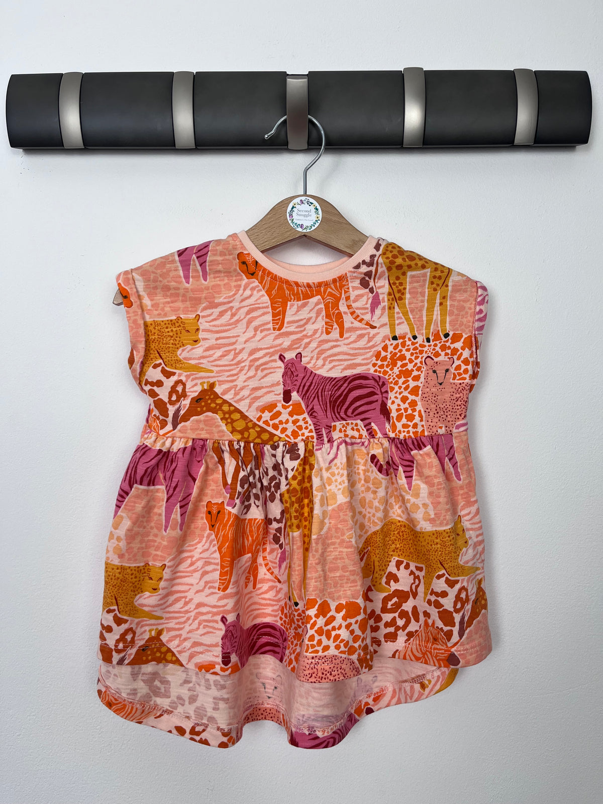 Next Safari Animals Dress 3-6 Months-Dresses-Second Snuggle Preloved