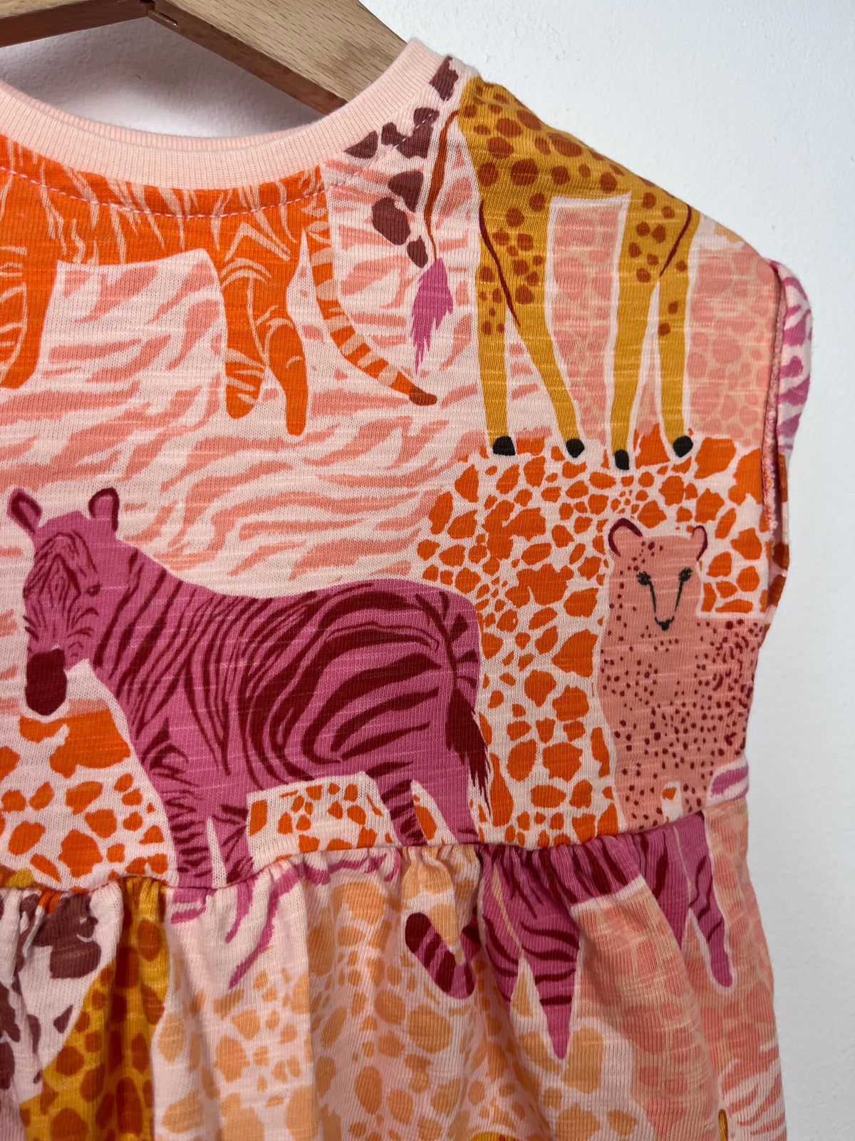 Next Safari Animals Dress 3-6 Months-Dresses-Second Snuggle Preloved