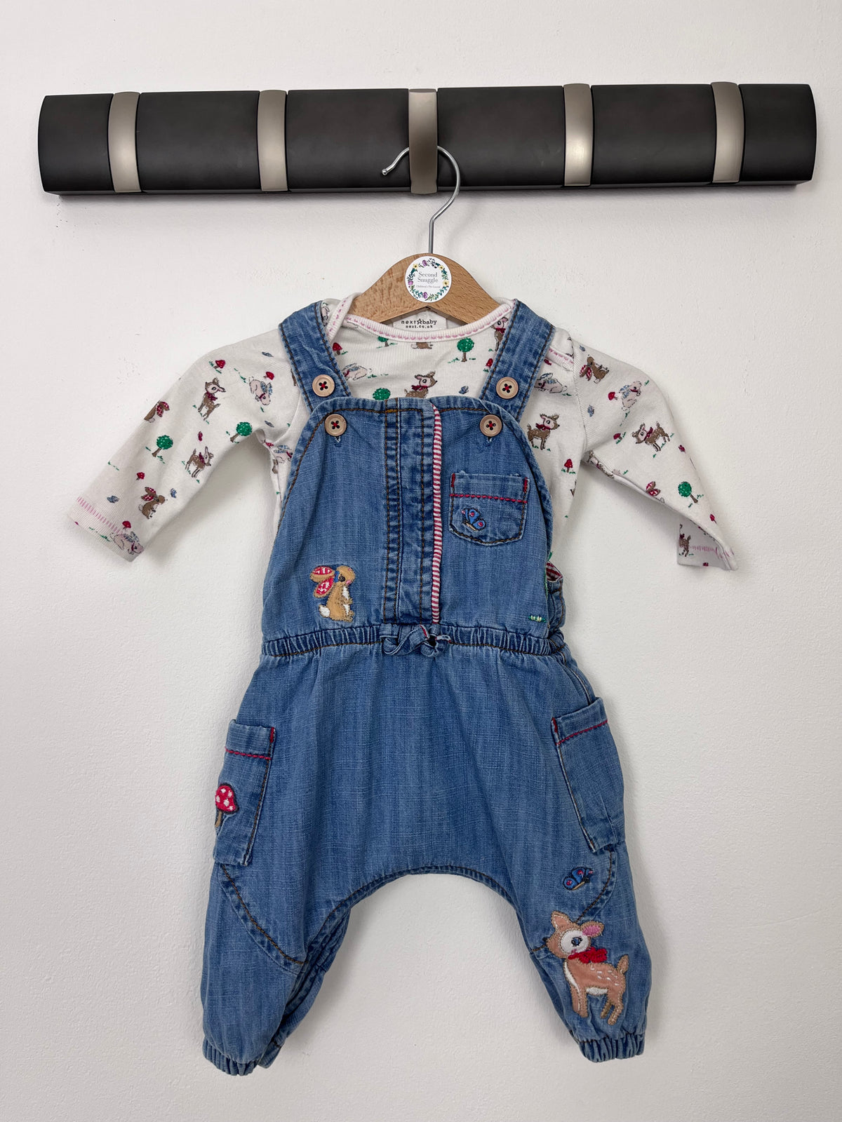 Next Dungarees Up To 3 Months-Dungarees-Second Snuggle Preloved