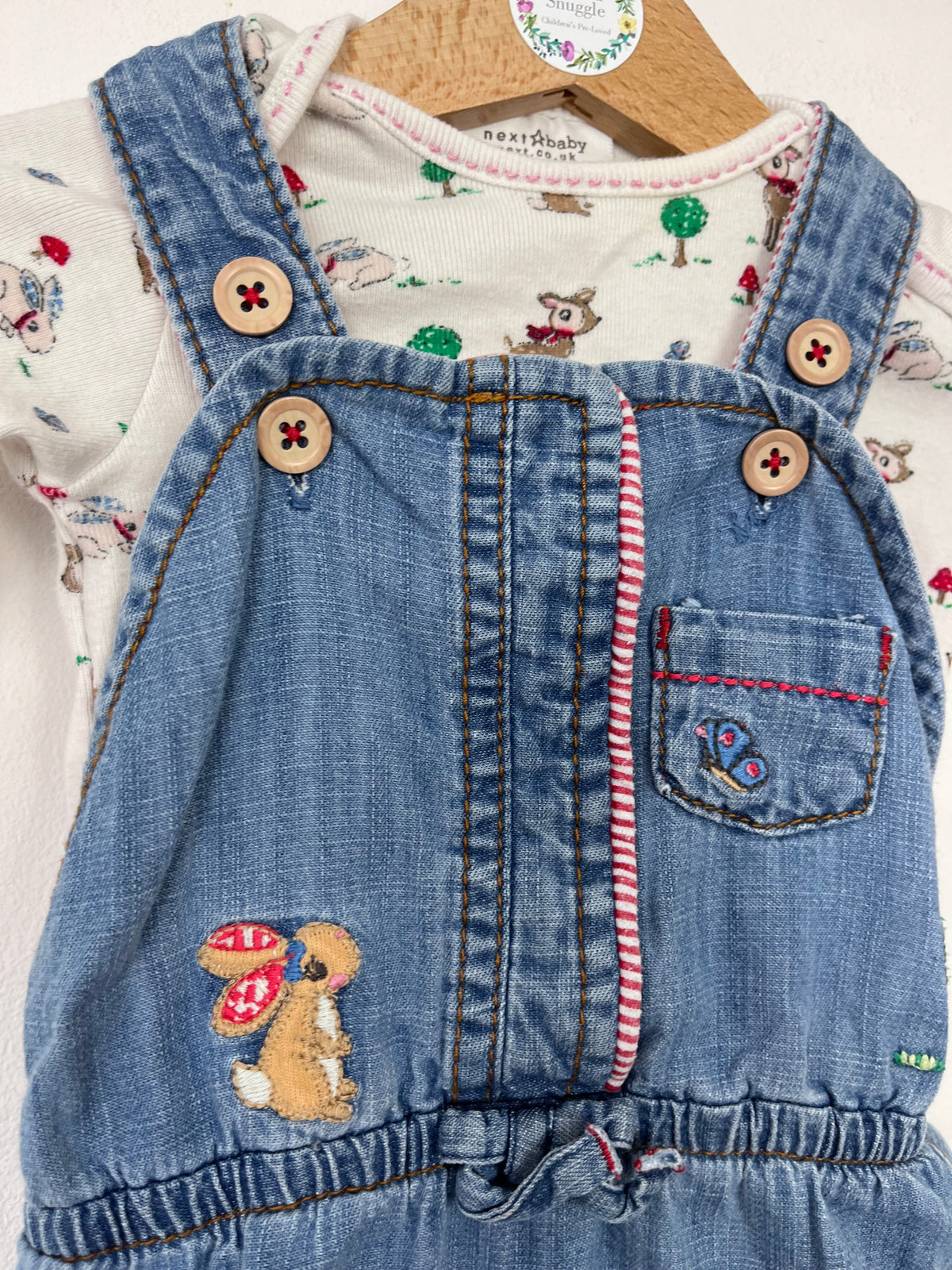 Next Dungarees Up To 3 Months-Dungarees-Second Snuggle Preloved