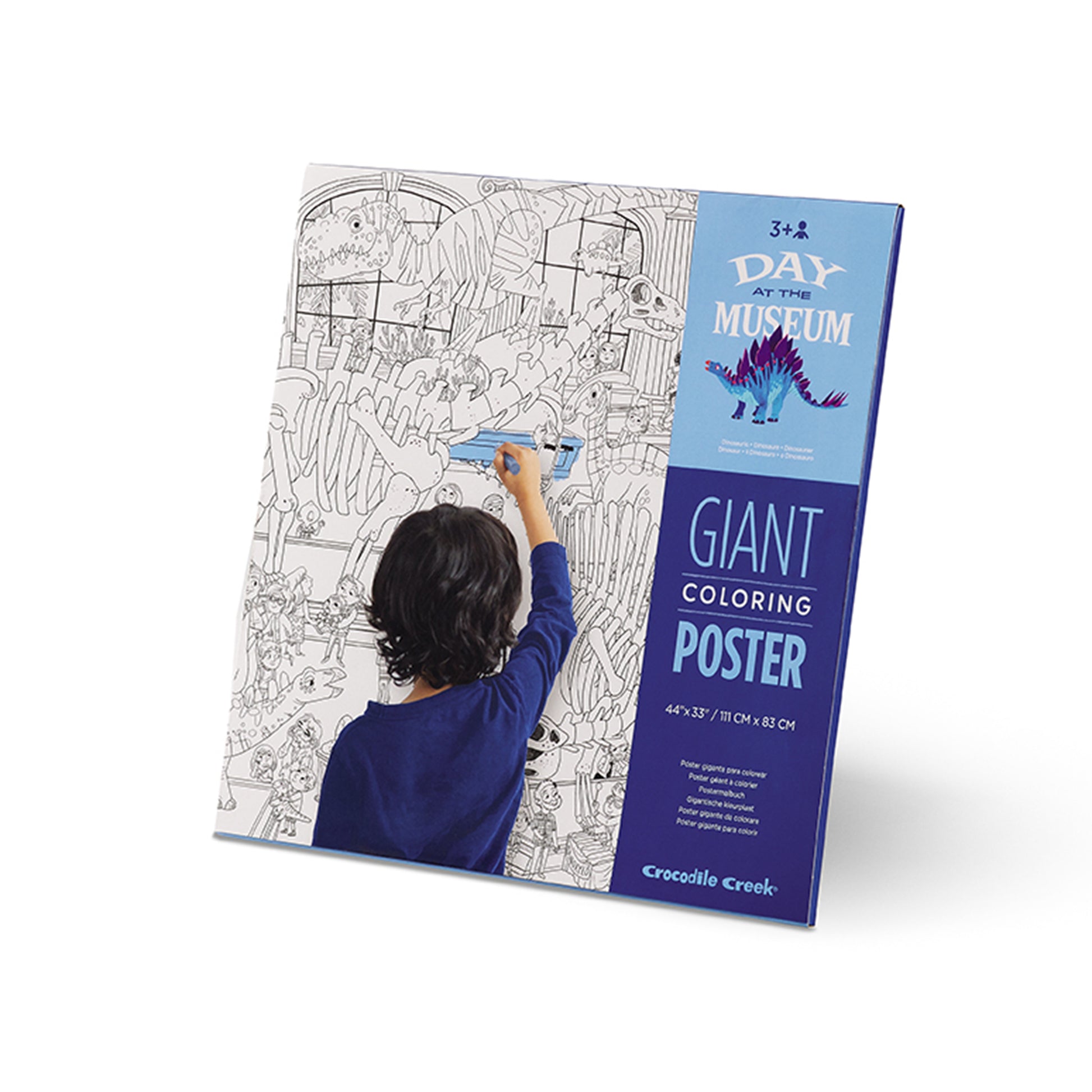Giant Colouring Poster - Day At The Museam-Colouring Posters-Second Snuggle Preloved