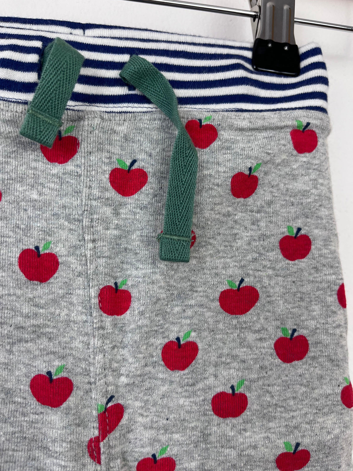 Boden Apple Print Joggers 3-6 Months-Leggings-Second Snuggle Preloved