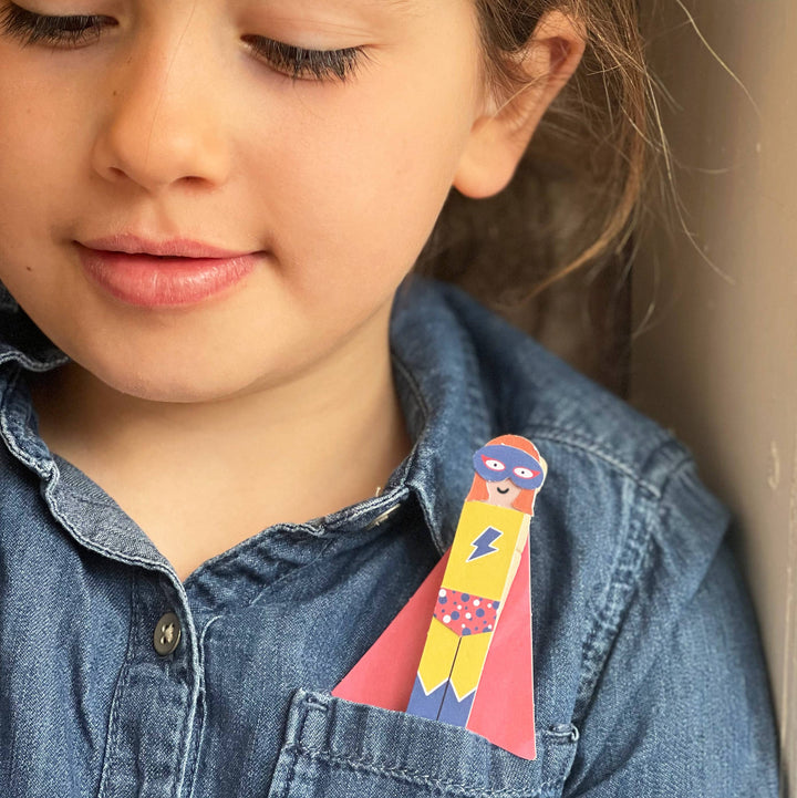 Make Your Own Superhero Peg Doll-Crafting-Second Snuggle Preloved
