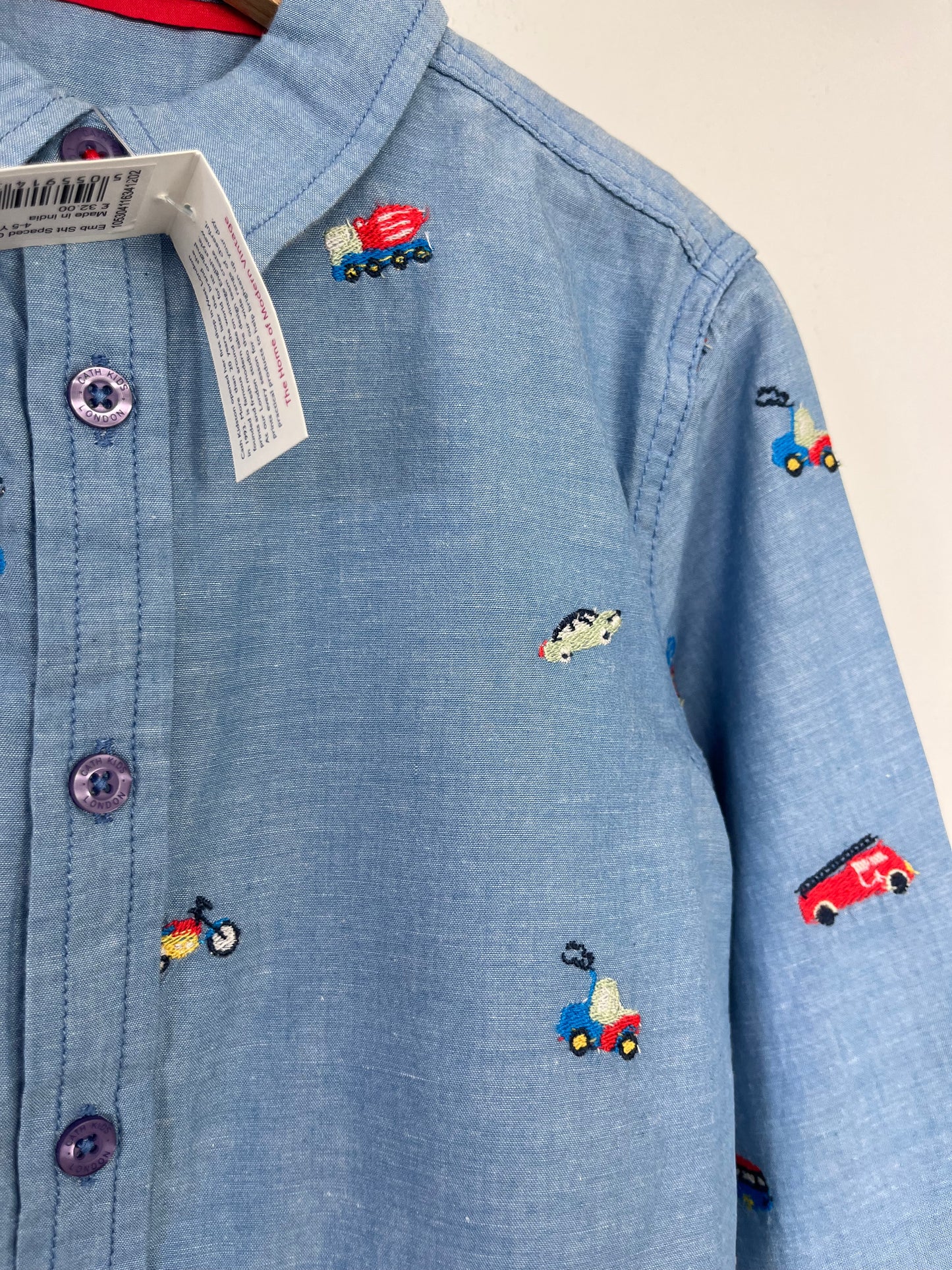 Cath Kids Embroidered Shirt-Shirts-Second Snuggle Preloved