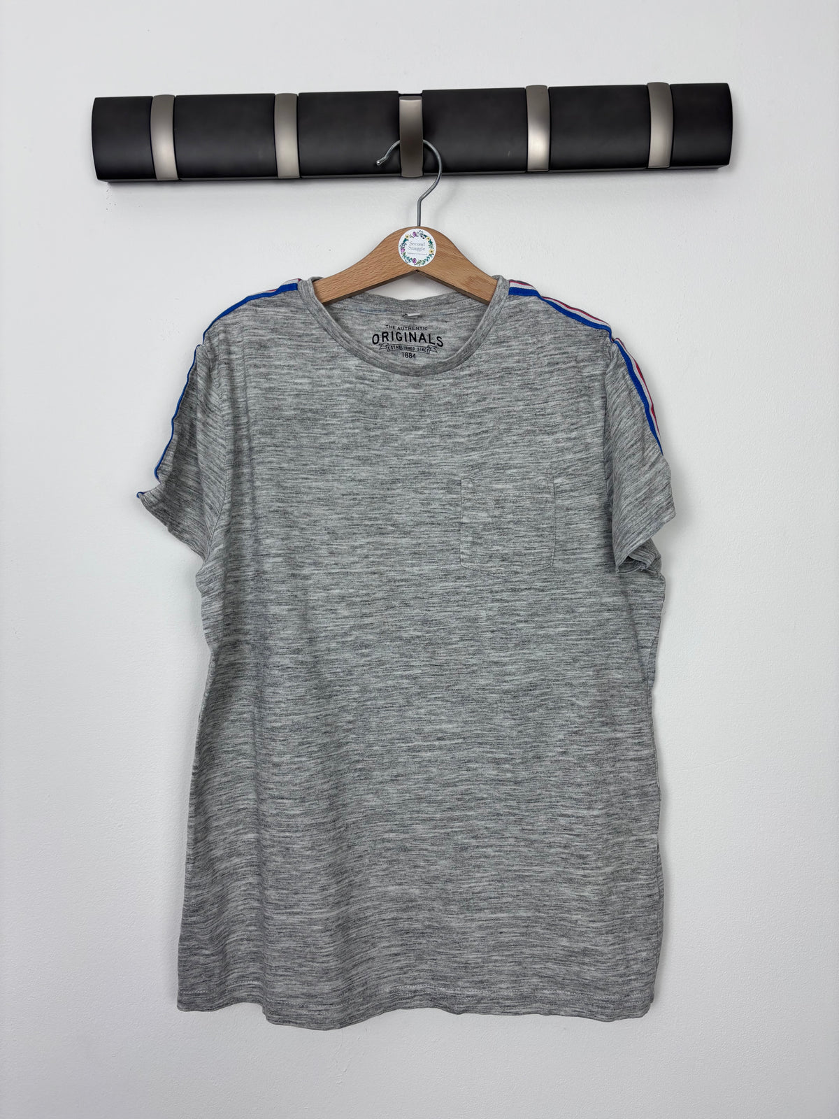 M&S Grey T-shirt 10-11 Years-Tops-Second Snuggle Preloved