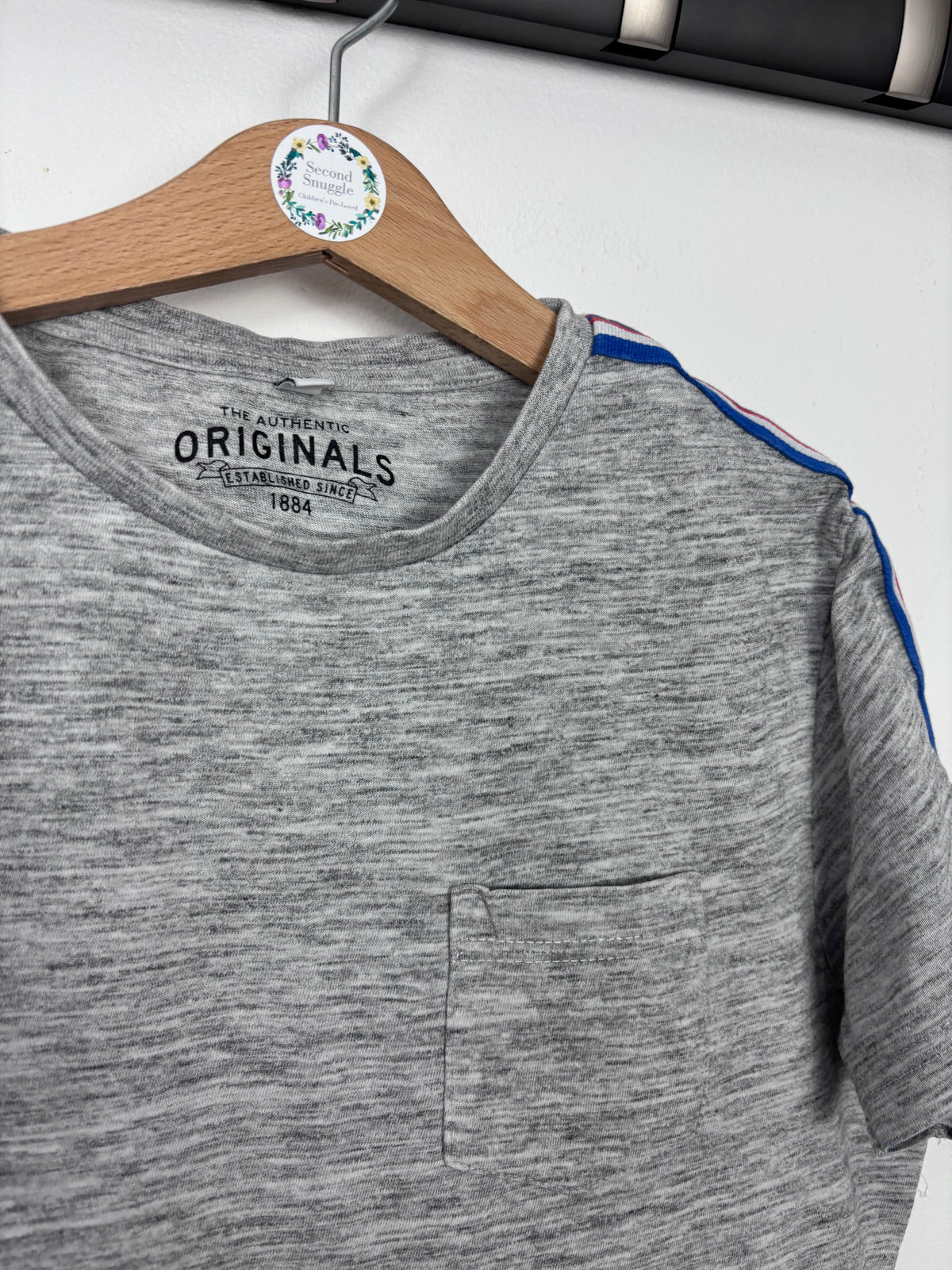 M&S Grey T-shirt 10-11 Years-Tops-Second Snuggle Preloved