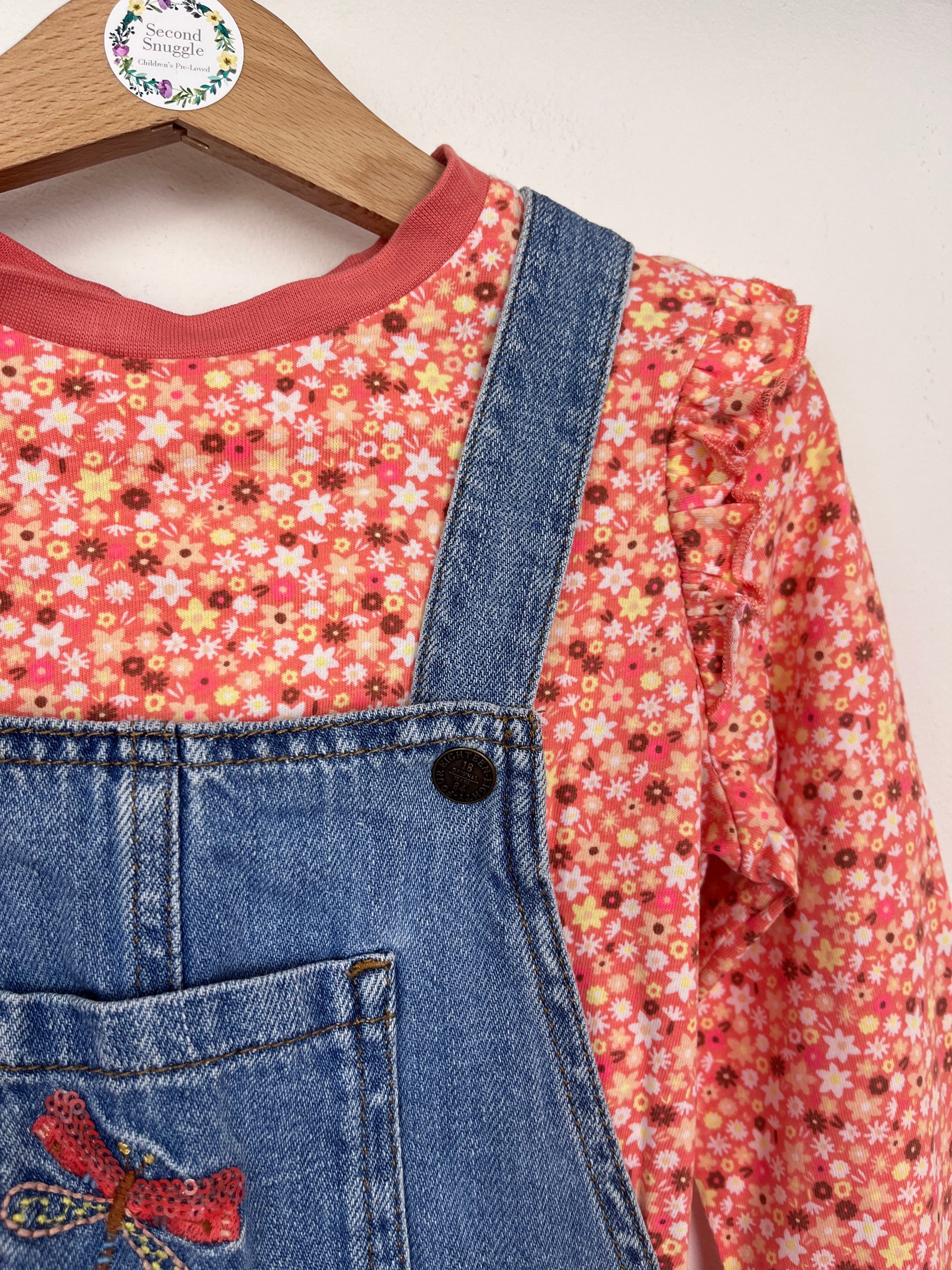 M&S 5-6 Years-Dungarees-Second Snuggle Preloved
