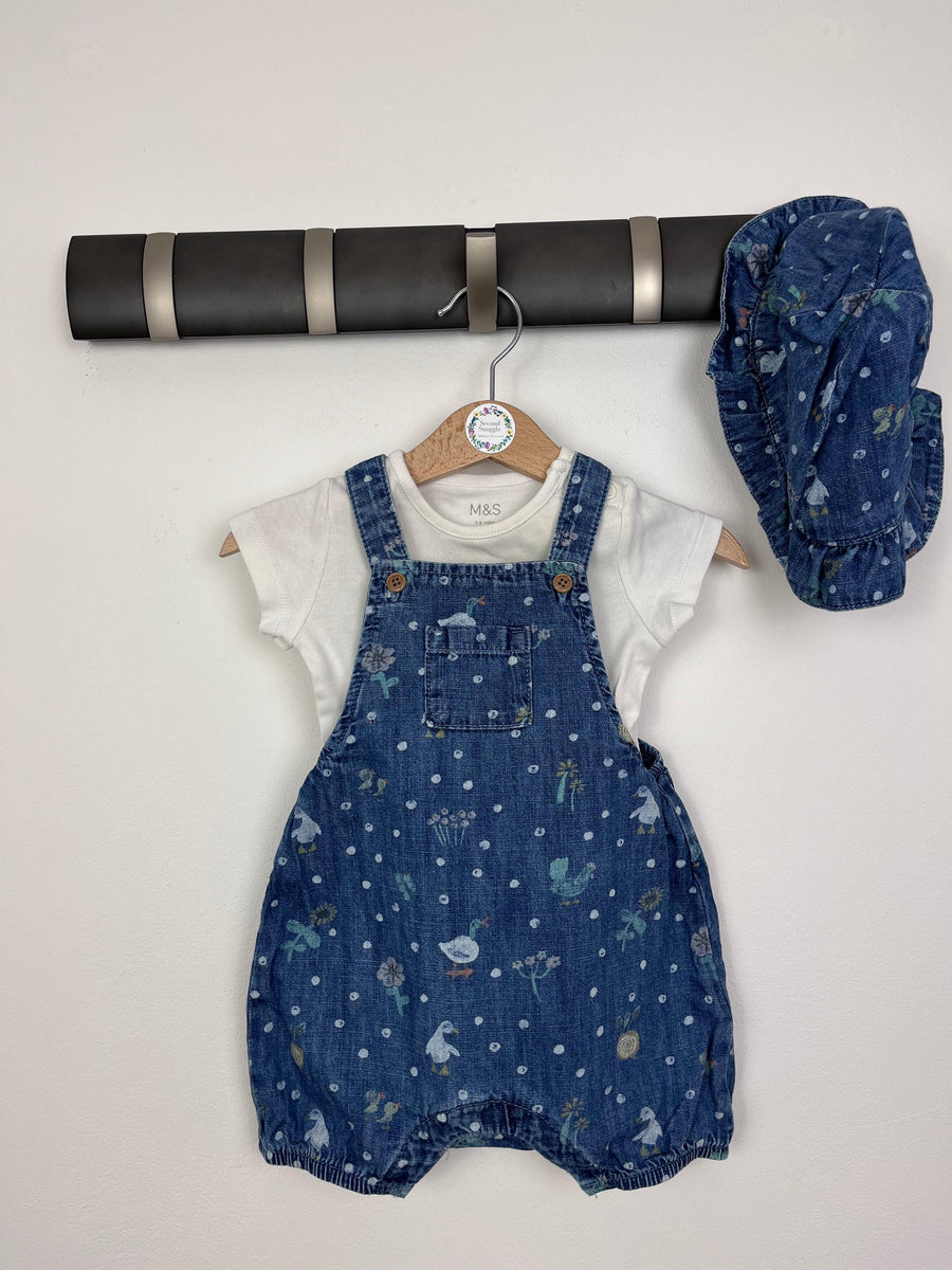 M&S 3-6 Months-Rompers-Second Snuggle Preloved