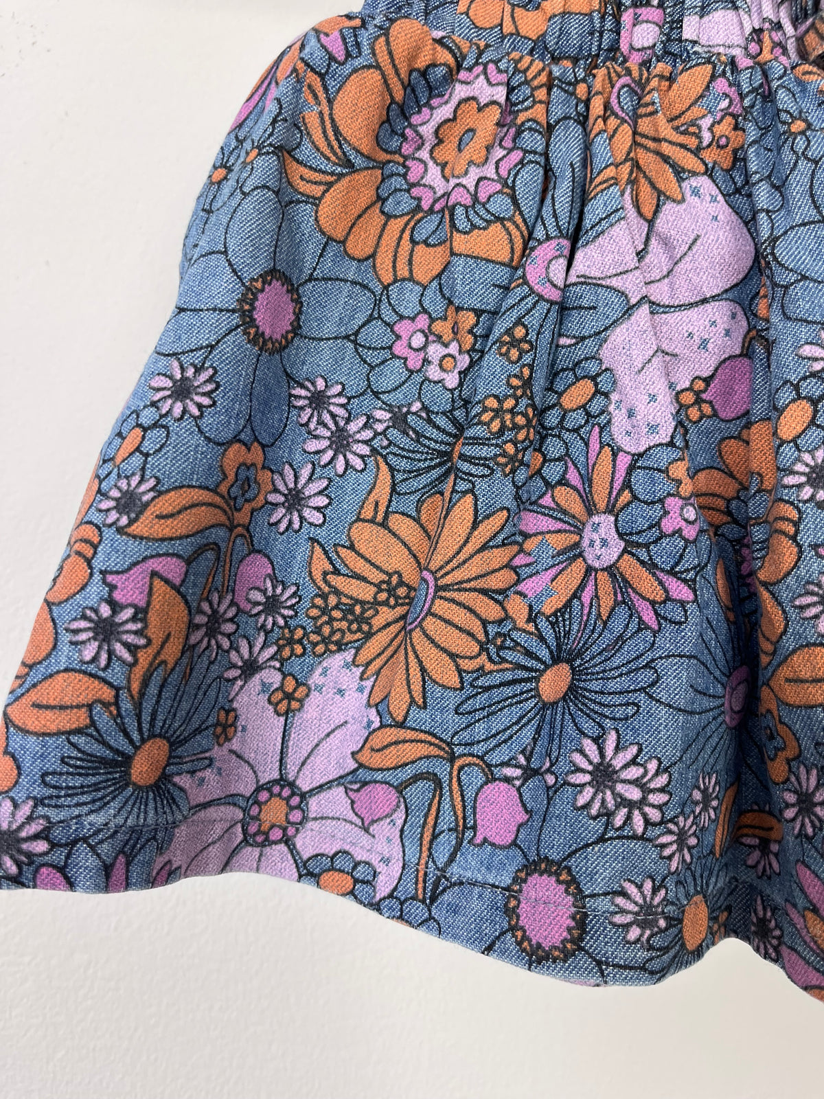 Next Floral Skirt 3-6 Months-Skirts-Second Snuggle Preloved