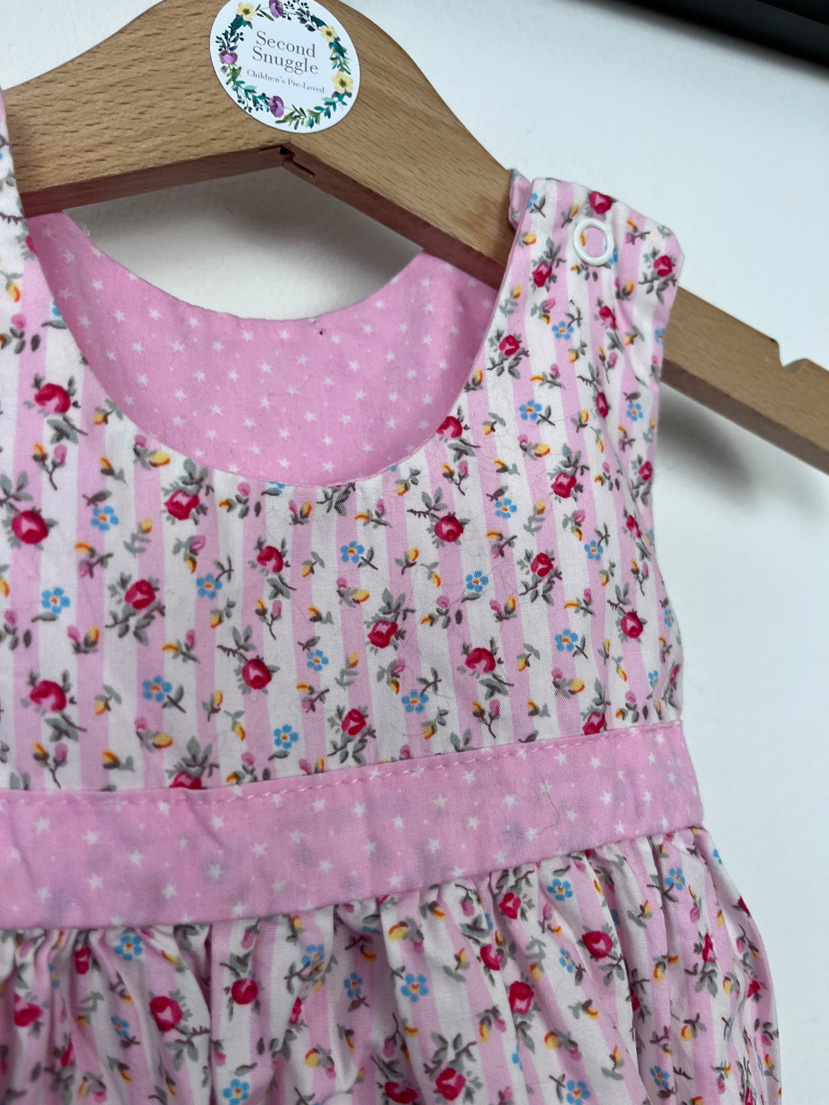 Handmade Floral Dress 3-6 Months-Dresses-Second Snuggle Preloved