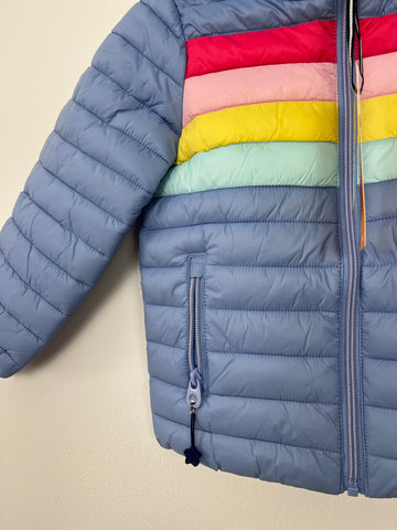 Joules Rainbow Padded Coat-Coats-Second Snuggle Preloved