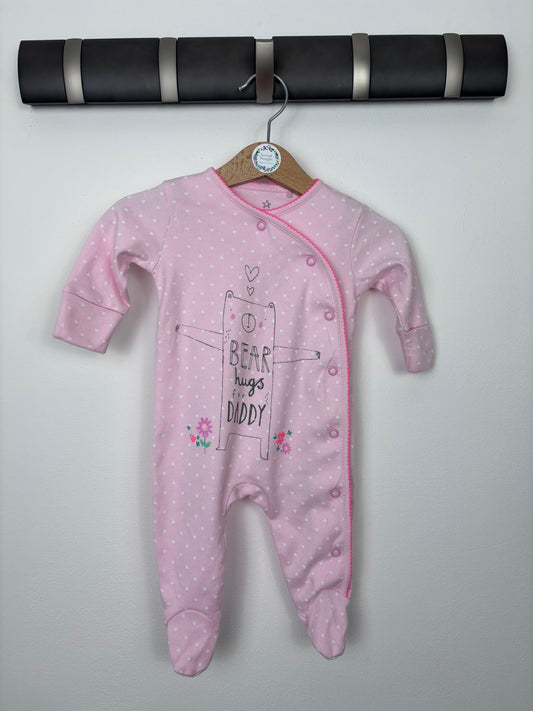 Next Up To 1 Month-Sleepsuits-Second Snuggle Preloved