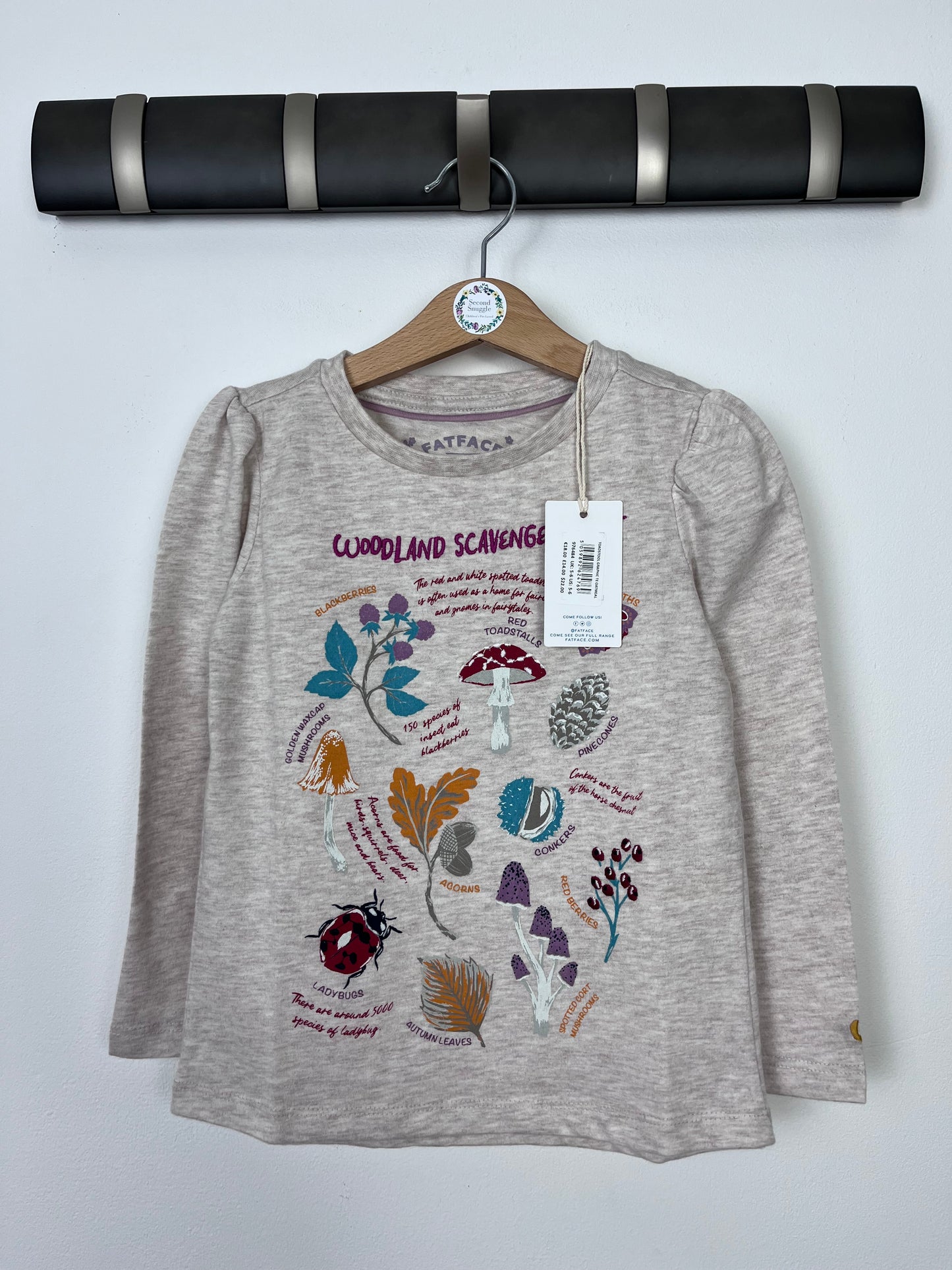 Fat Face Woodland Long Sleeve Top-Tops-Second Snuggle Preloved