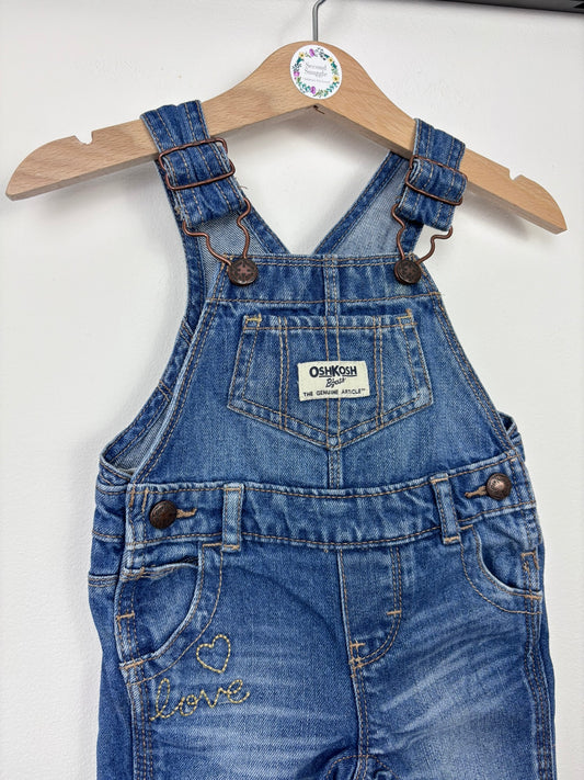 OshKosh 6 Months-Dungarees-Second Snuggle Preloved