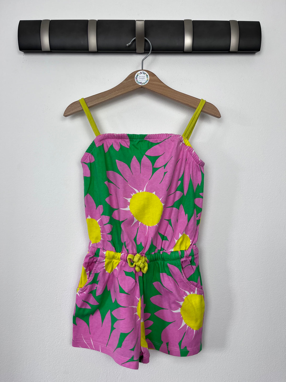Mini Boden Floral Playsuit 3-4 Years-Play Suits-Second Snuggle Preloved