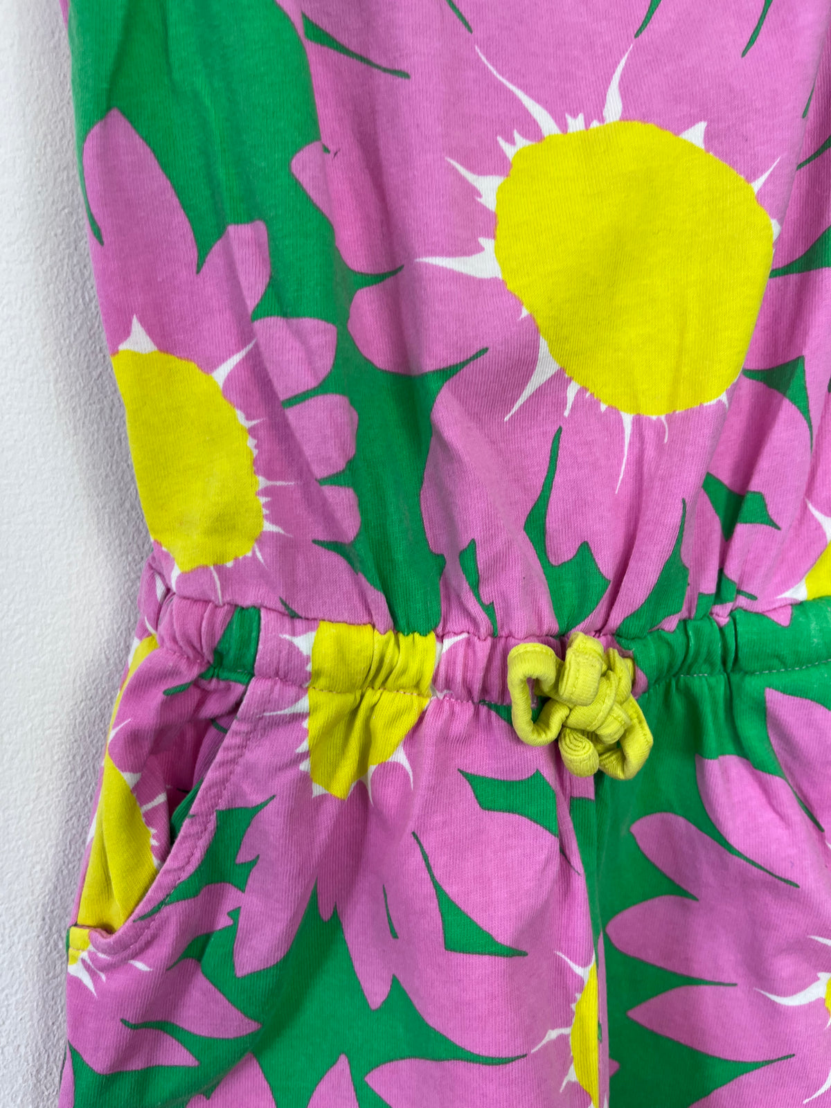 Mini Boden Floral Playsuit 3-4 Years-Play Suits-Second Snuggle Preloved