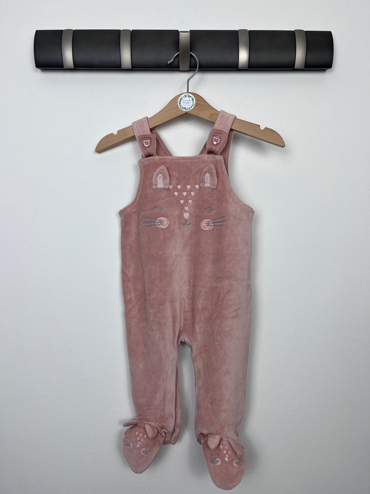 George 3-6 Months-Dungarees-Second Snuggle Preloved