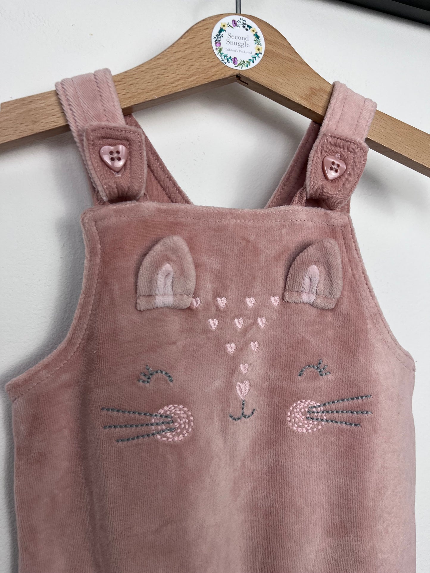 George 3-6 Months-Dungarees-Second Snuggle Preloved