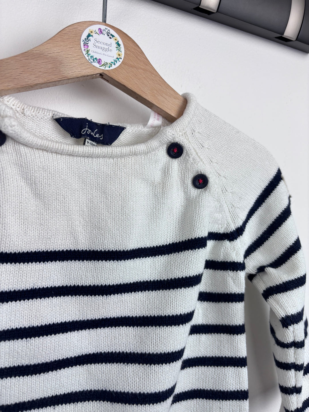Joules Stripe Jumper 9-12 Months-Jumpers-Second Snuggle Preloved