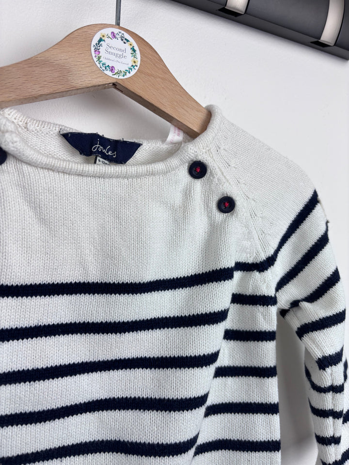 Joules Stripe Jumper 9-12 Months-Jumpers-Second Snuggle Preloved