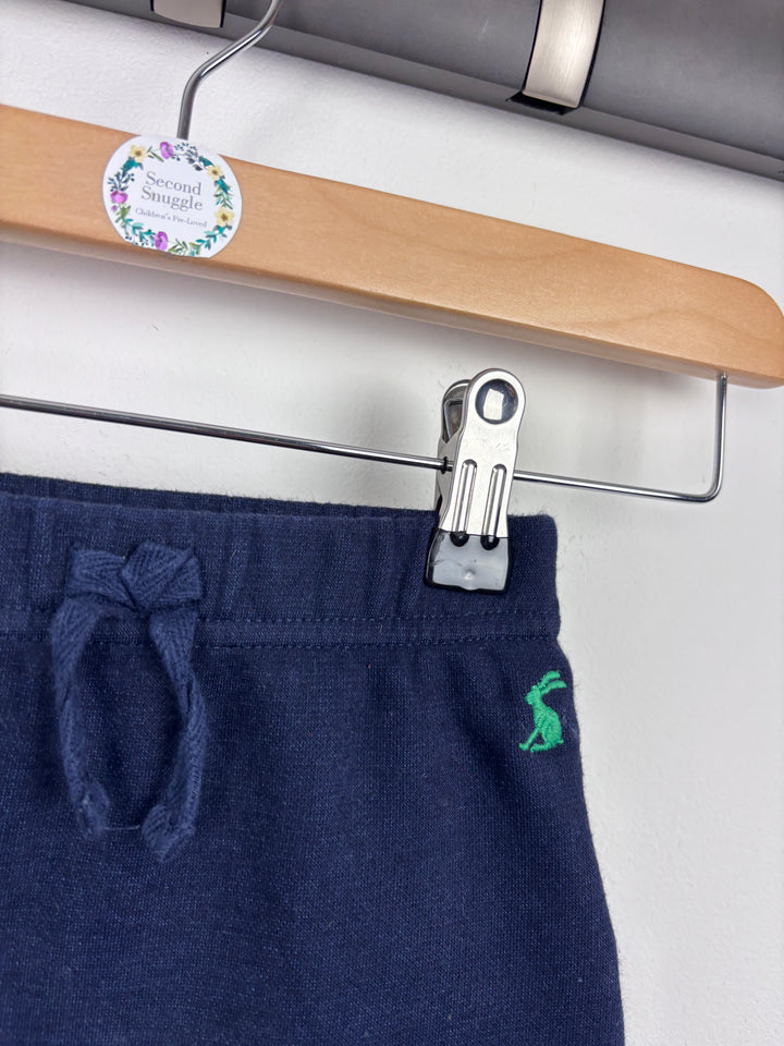 Joules Navy Joggers 6-9 Months-Trousers-Second Snuggle Preloved