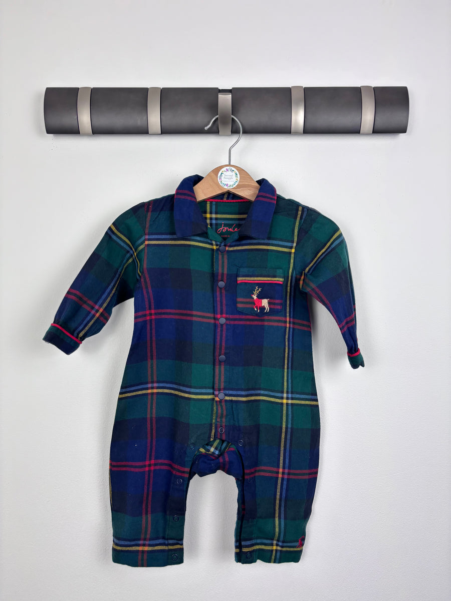 Joules Christmas Romper 3-6 Months-Rompers-Second Snuggle Preloved