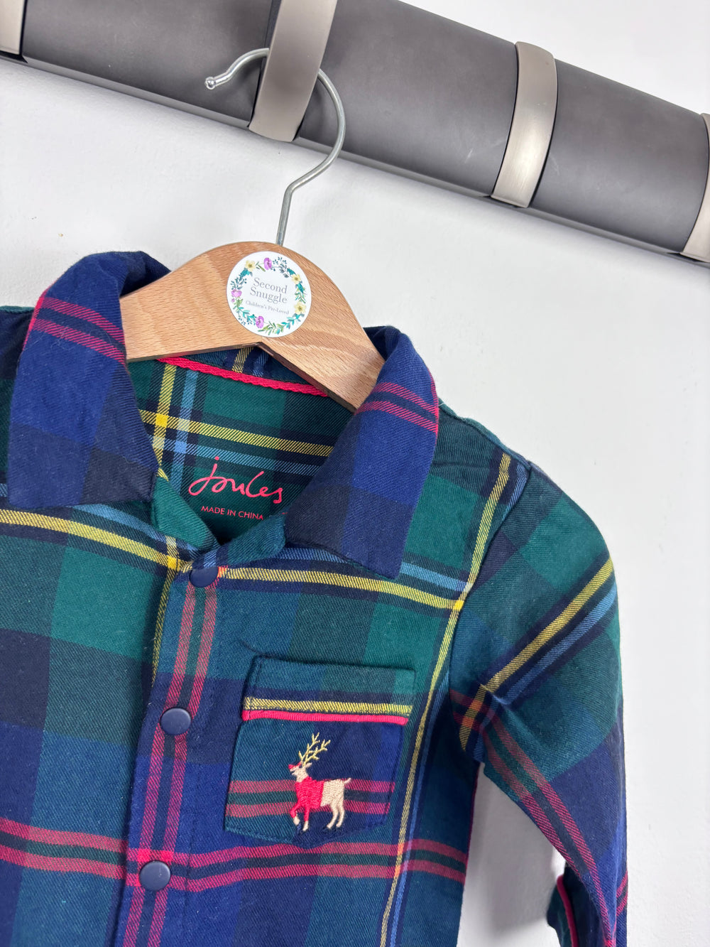 Joules Christmas Romper 3-6 Months-Rompers-Second Snuggle Preloved