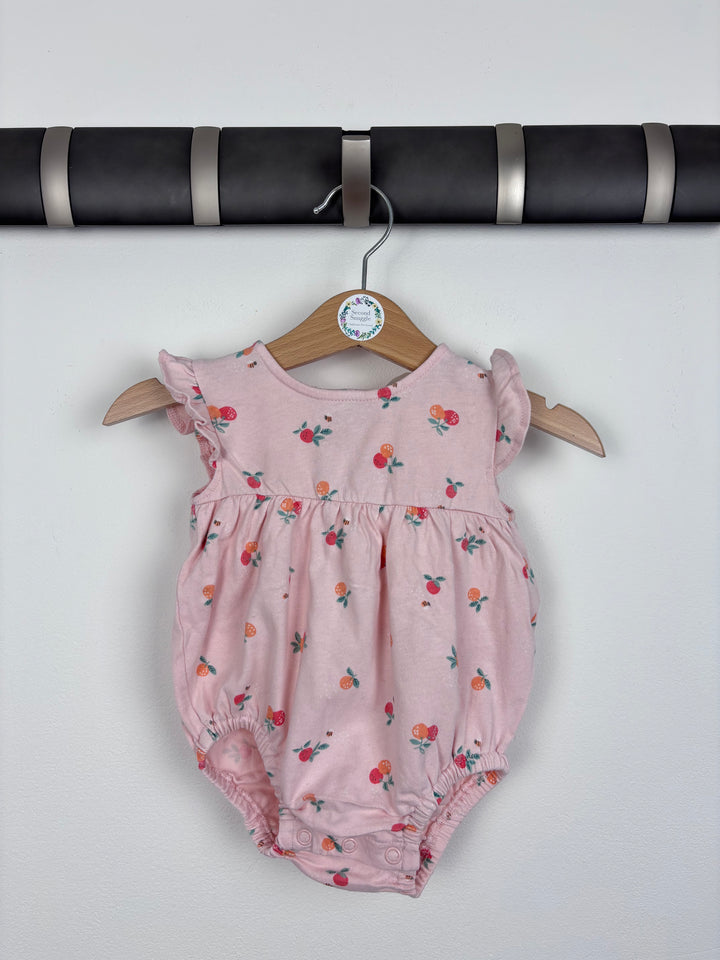 John Lewis Pink Romper 3-6 Months-Rompers-Second Snuggle Preloved