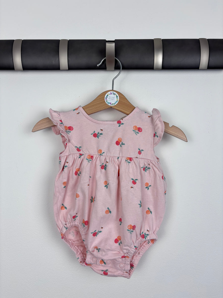 John Lewis Pink Romper 3-6 Months-Rompers-Second Snuggle Preloved