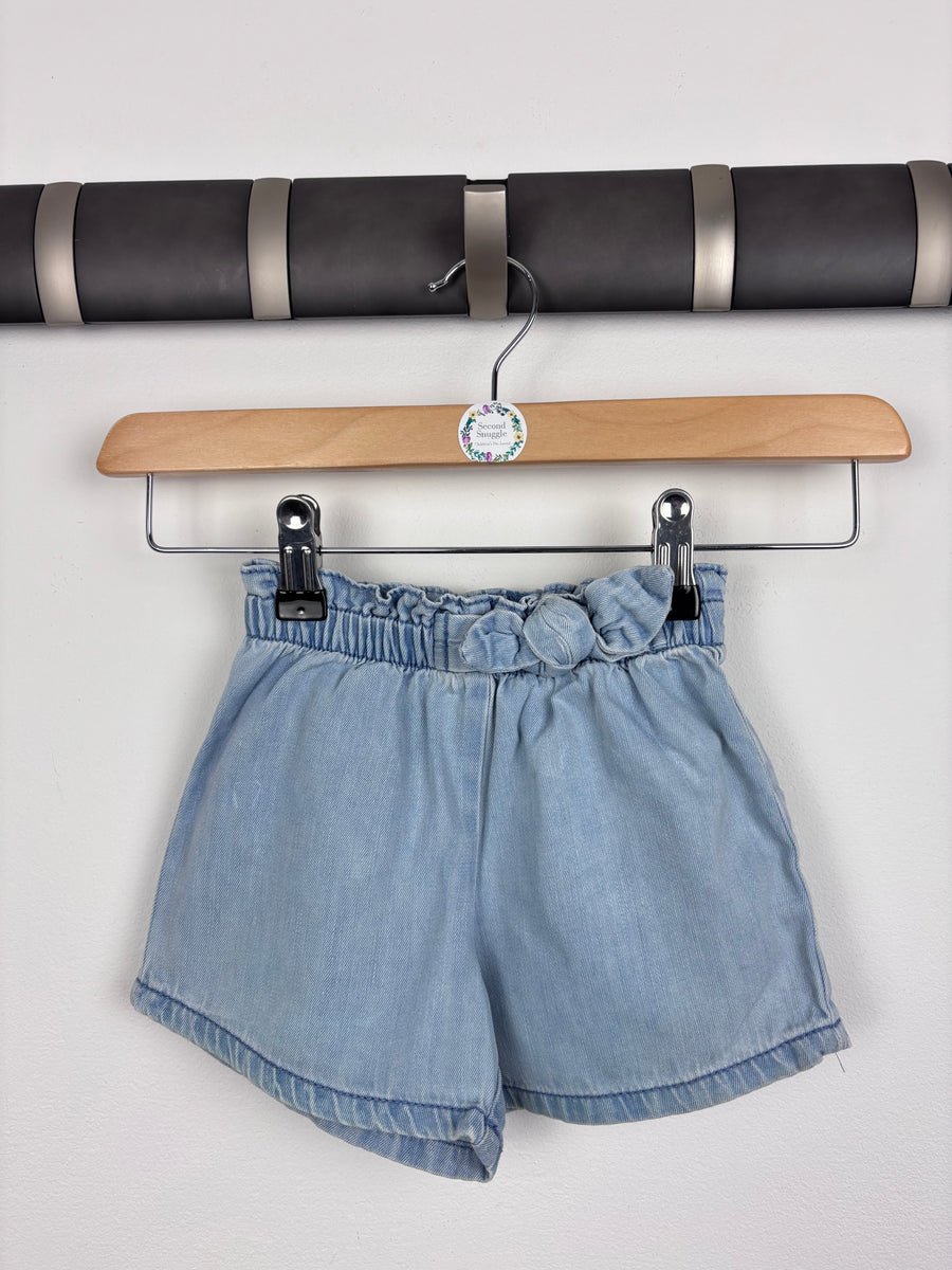 Next Denim Soft Shorts 6-9 Months-Shorts-Second Snuggle Preloved
