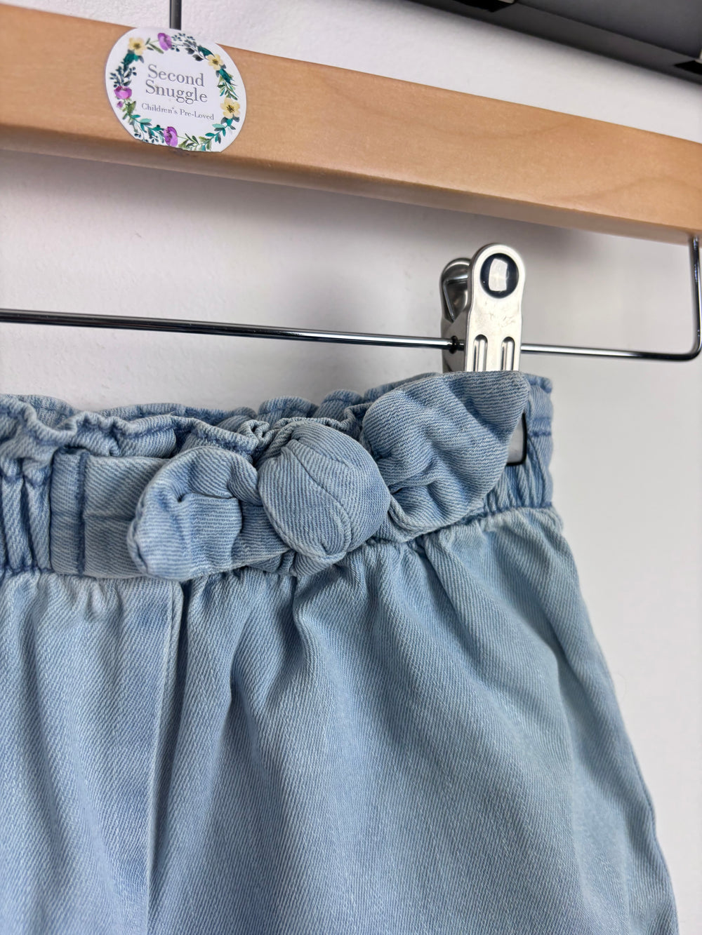 Next Denim Soft Shorts 6-9 Months-Shorts-Second Snuggle Preloved