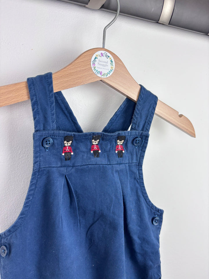Next Navy Dungarees 0-3 Months-Dungarees-Second Snuggle Preloved