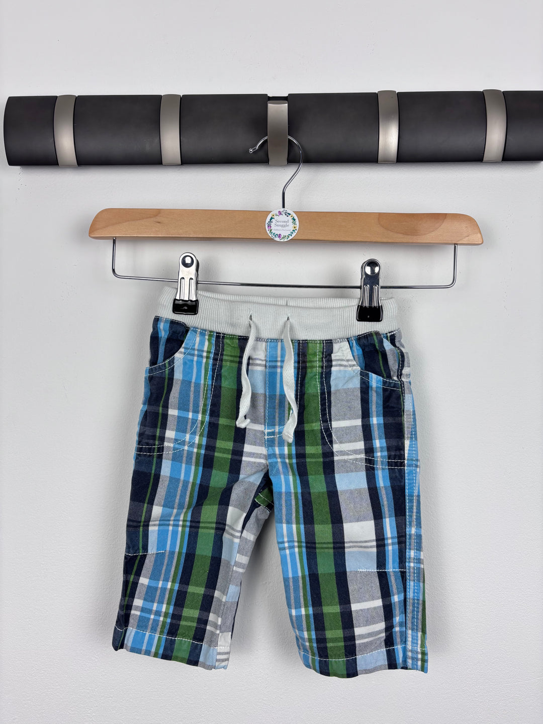 Baby Boden Checkered Trousers 3-6 Months-Trousers-Second Snuggle Preloved
