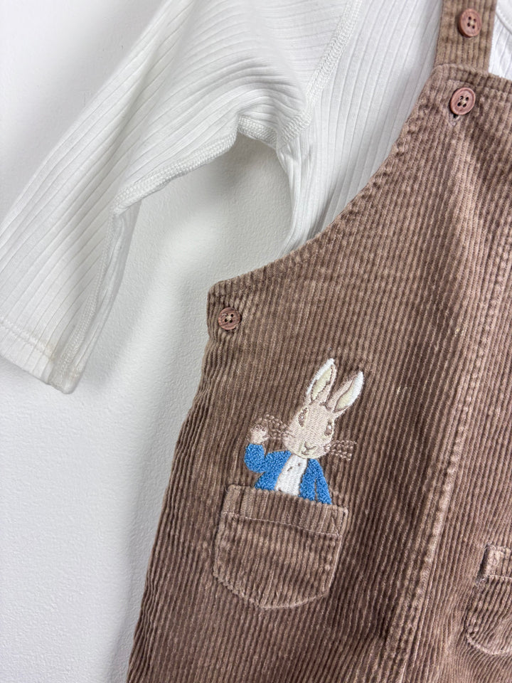 M&S Peter Rabbit Dungarees 9-12 Months-Dungarees-Second Snuggle Preloved