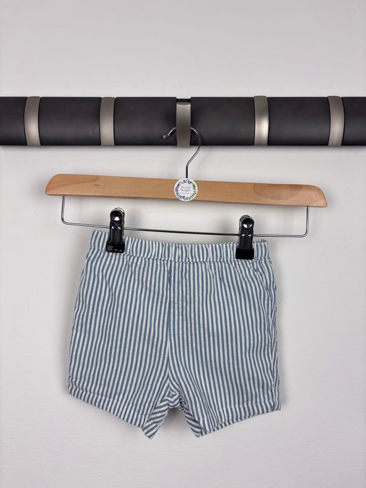 Next Stripe Shorts 3-6 Months-Shorts-Second Snuggle Preloved