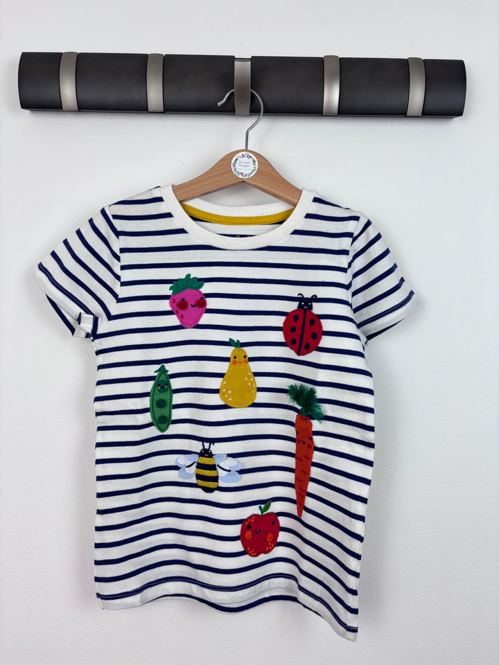 Mini Boden Fruit & Veg T-shirt 6-7 Years-Tops-Second Snuggle Preloved