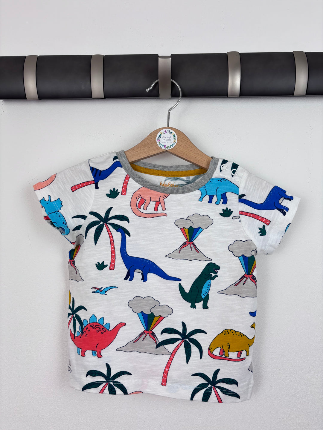 Baby Boden Dinosaur T-shirt 12-18 Months-Tops-Second Snuggle Preloved