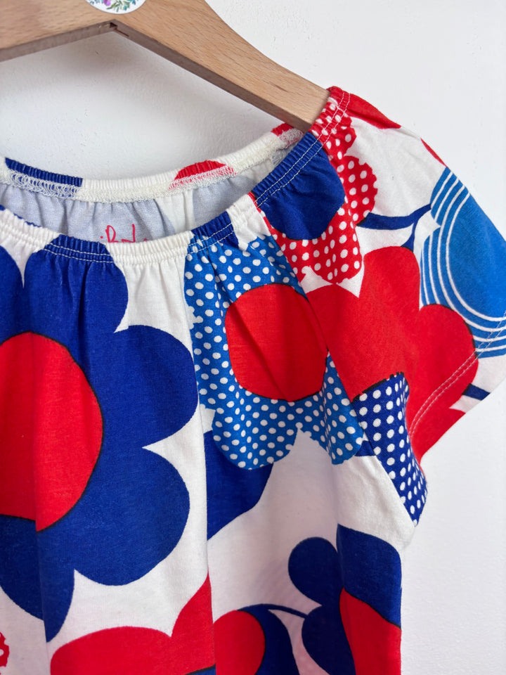 Mini Boden Floral T-shirt 4-5 Years-Tops-Second Snuggle Preloved