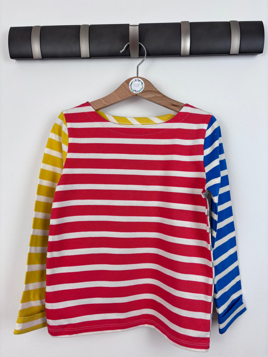 Mini Boden Block Colour Long Sleeve Top 5-6 Years-Tops-Second Snuggle Preloved