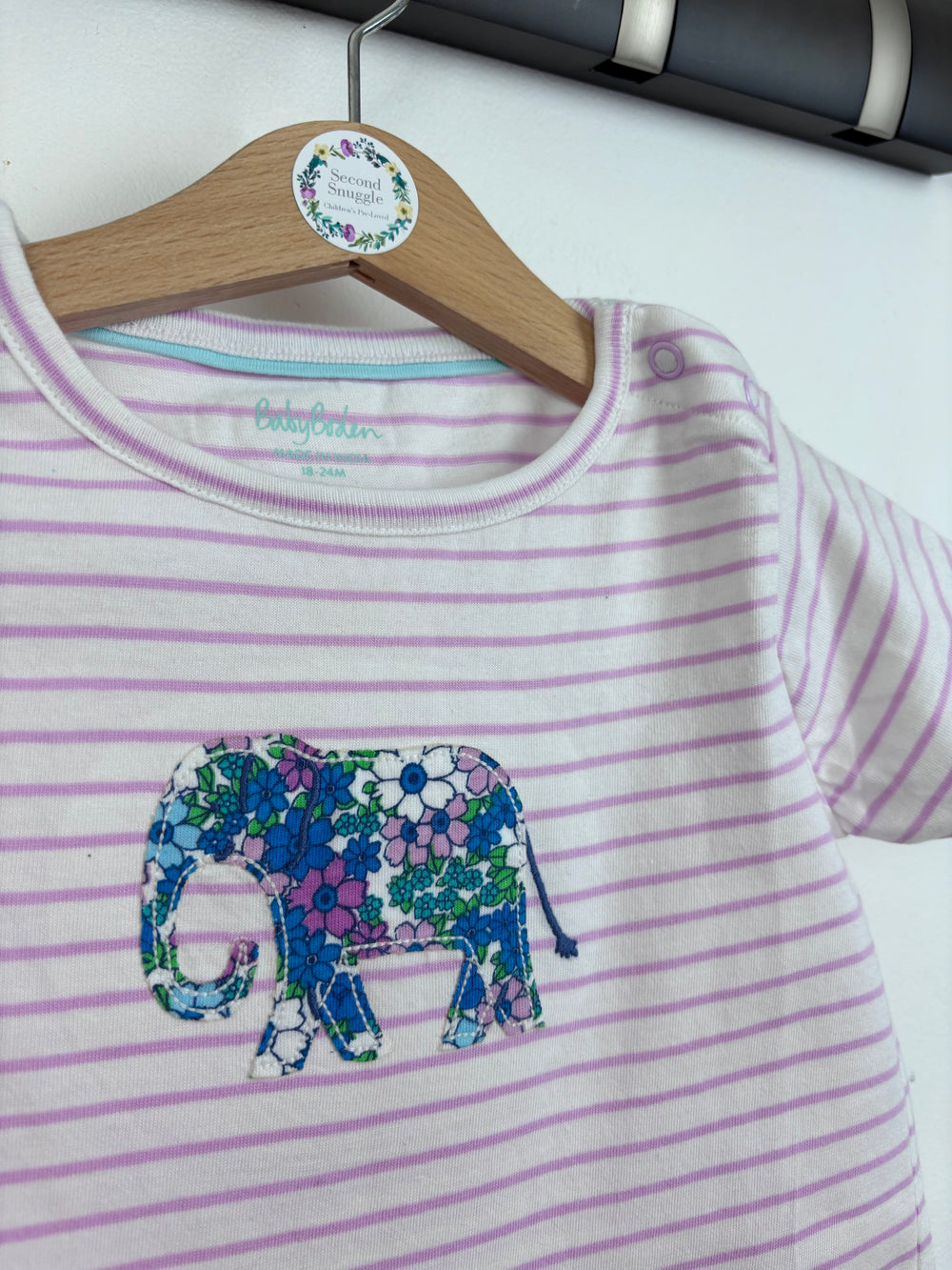 Baby Boden Elephant Romper 18-24 Months-Rompers-Second Snuggle Preloved