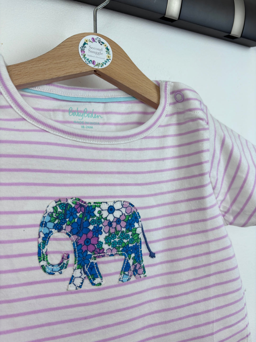 Baby Boden Elephant Romper 18-24 Months-Rompers-Second Snuggle Preloved