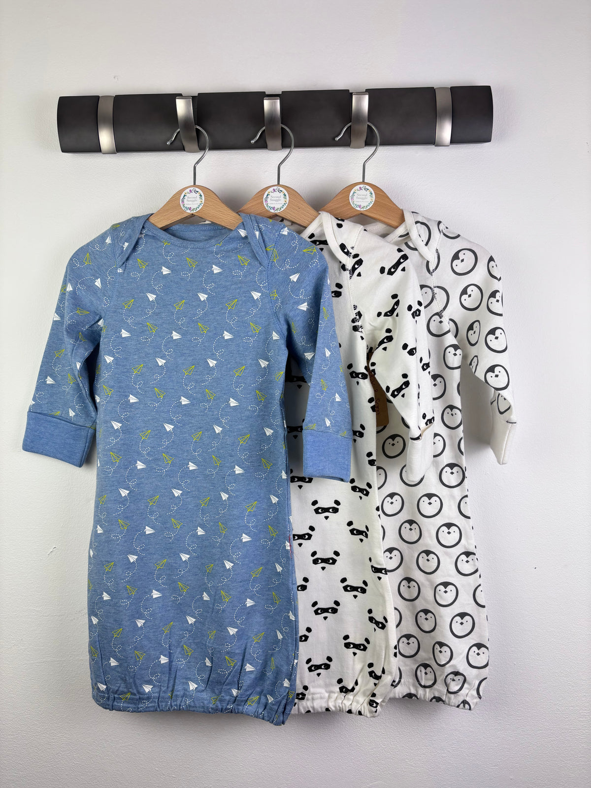 Lucy & Sam Blue & Monochrome Sleeping Bag Set 6-9 Months-Sleeping Bags-Second Snuggle Preloved