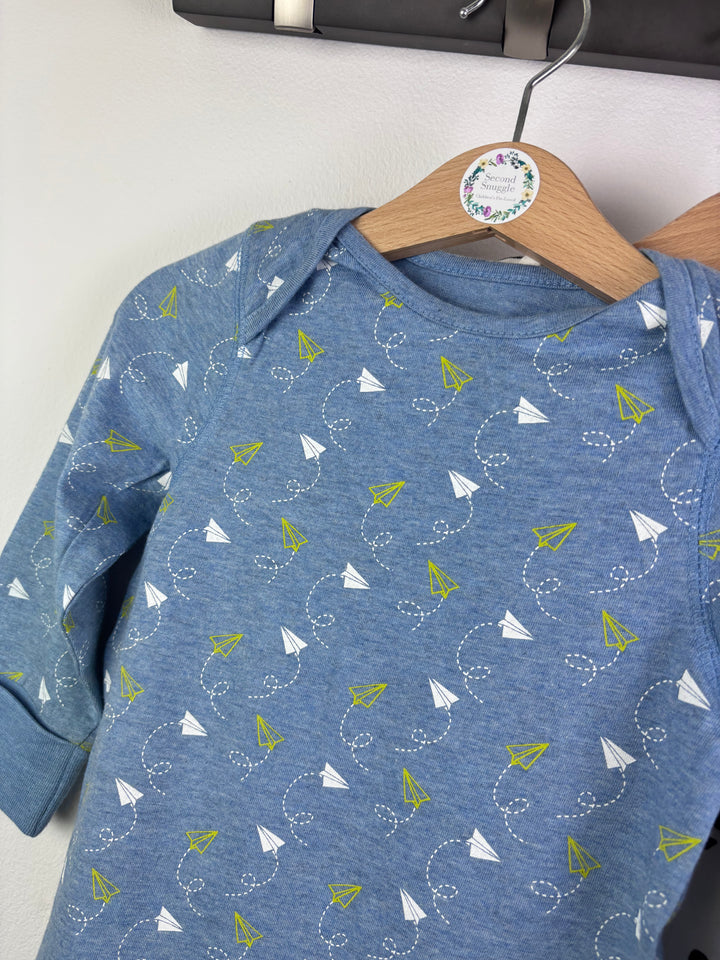 Lucy & Sam Blue & Monochrome Sleeping Bag Set 6-9 Months-Sleeping Bags-Second Snuggle Preloved