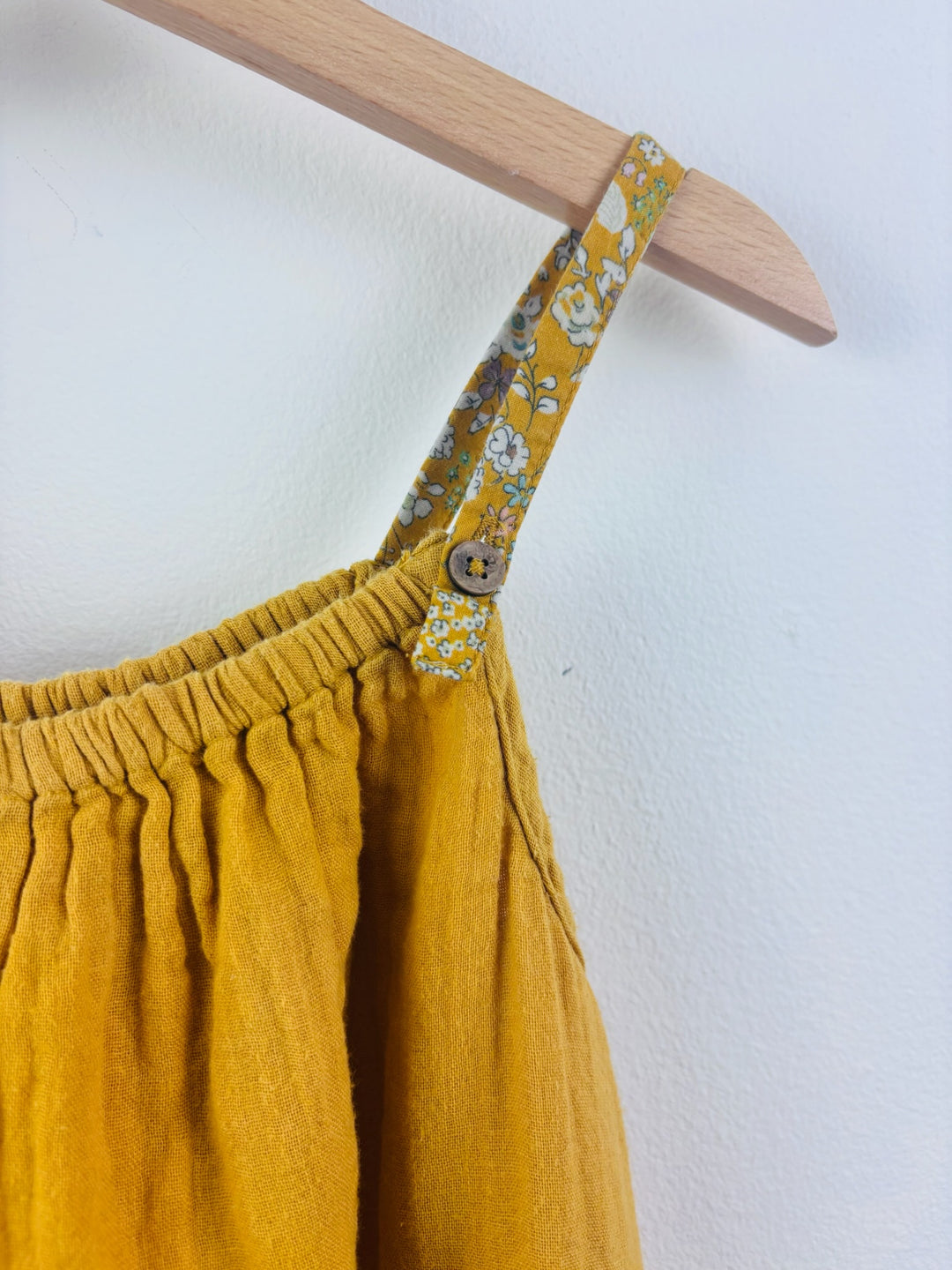 Next Mustard Animal Appliqué Dress 5-6 Years