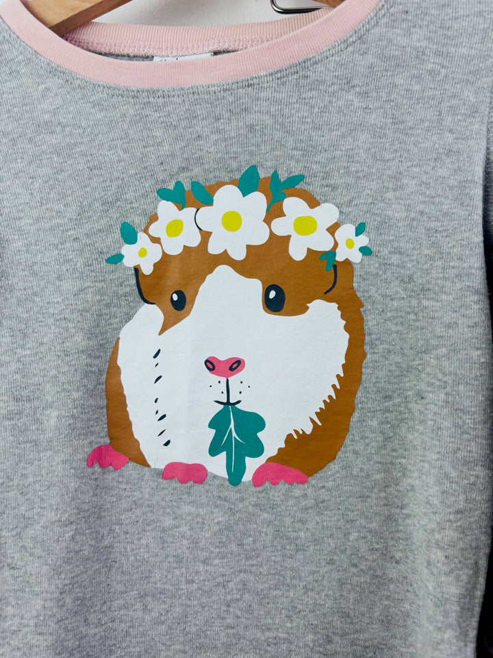 Boden Grey Guinea Pig Pyjama Set 5 Years